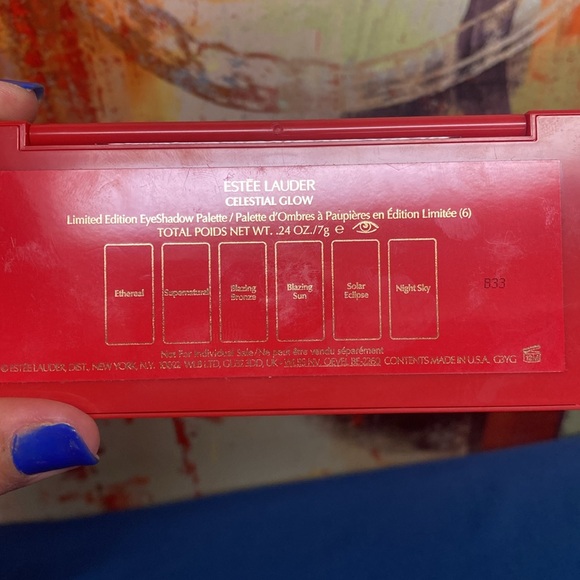 Estee Lauder Limited Edition Eyeshadow 6 Shades Palette in Celestial Glow - Picture 4 of 4